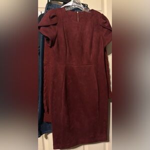 Calvin Klein Burgundy Dress